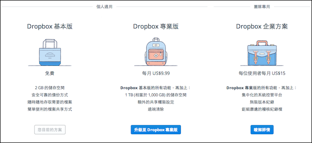 Dropbox 方案