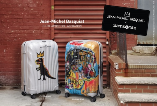 塗鴉藝術家Jean-Michel Basquiat聯名行李箱驚艷上市！