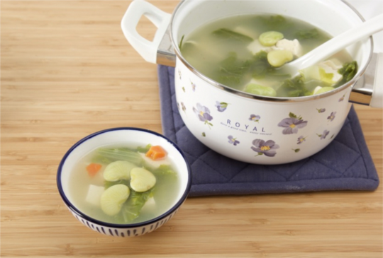 【食譜】簡易電鍋料理 皇帝豆蔬菜湯