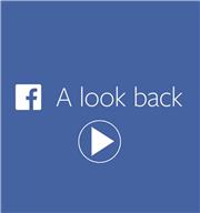 Facebook 推出「A Look Back」，為您回顧這些年來的動態。