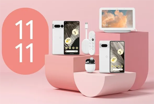 Google Store 祭出多項雙11優惠！買 Pixel 7系列旗艦機送 Chromecast