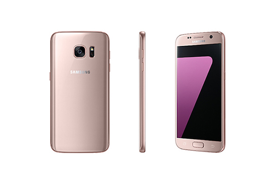 台灣三星近期將推 Galaxy S7 / S7 edge 瑰鉑粉色，皆為 32GB 版本