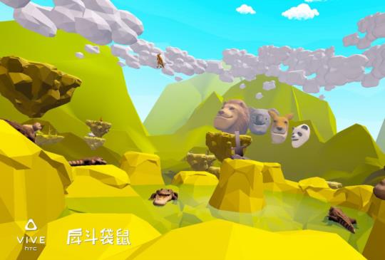 日本知名《戽斗星球》VR 化，HTC 推出扭蛋 VR 體動能遊戲《戽斗袋鼠》
