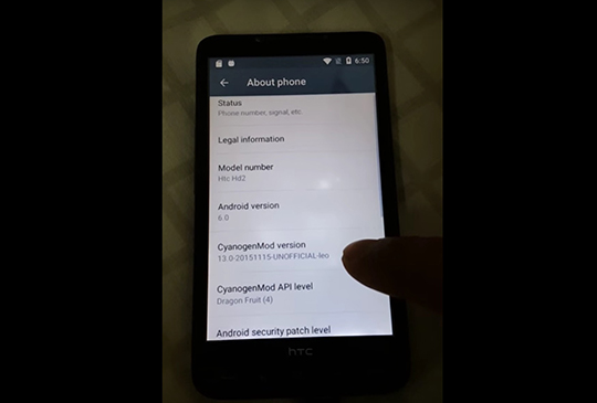 刷機神器再顯「神威」，HTC HD2 成功刷入 Android 6.0 作業系統