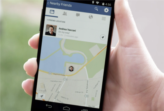 離不開你的視線，Facebook 推出新功能「Nearby Friends」