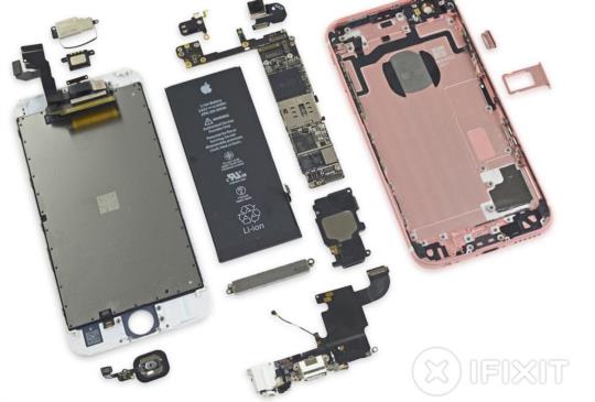 iFixit 拆解 iPhone 6s，內建 2GB RAM 但電池縮水
