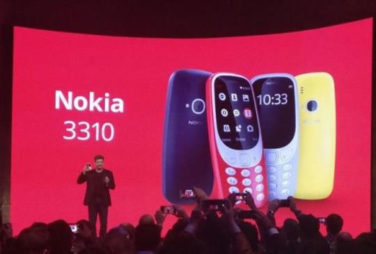 一代神機回歸，Nokia 3310 於 MWC 正式發表