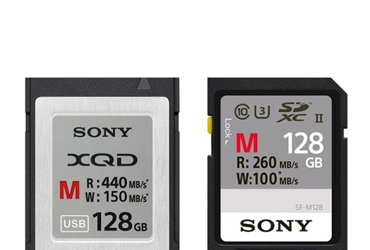 Sony 發表 XQD-M 系列與 記憶卡，讀取速度可達 440MB/s