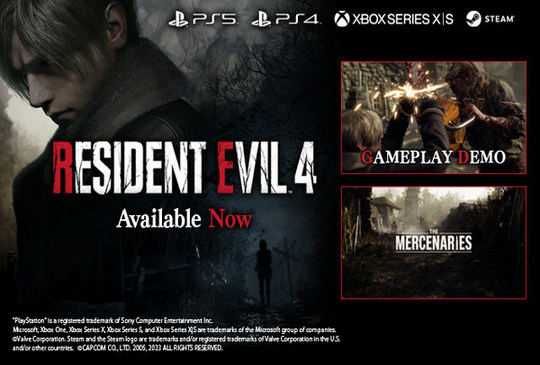 《Resident Evil 4》正式開售，體驗版已開放免費下載