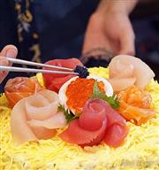 最「鮮」慶生宴！匠太郎獨家「生魚片壽司蛋糕」超吸睛