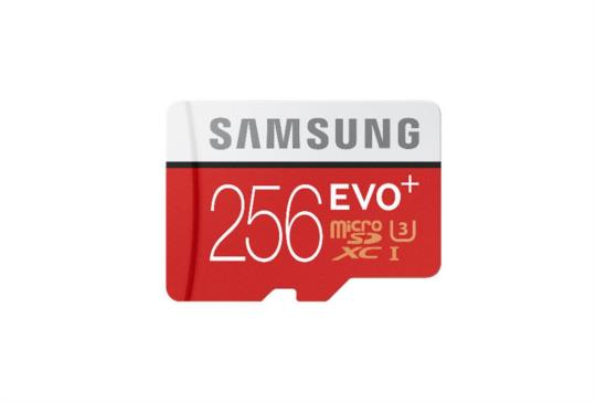 市面上容量最大 microSD 記憶卡，Samsung EVO Plus 256GB 登場