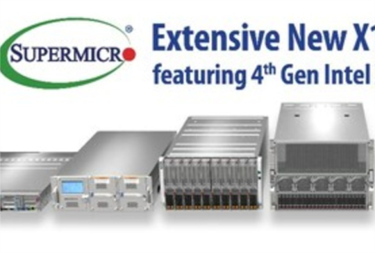 Supermicro 發表全新效能更好、速度更快且省電的 X13 伺服器產品組合，可支援第 4 代