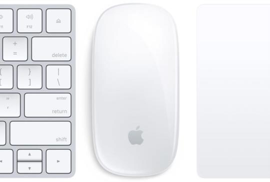 改用充電設計，Apple 推出全新無線藍牙鍵盤，觸控板及 Magic Mouse 2