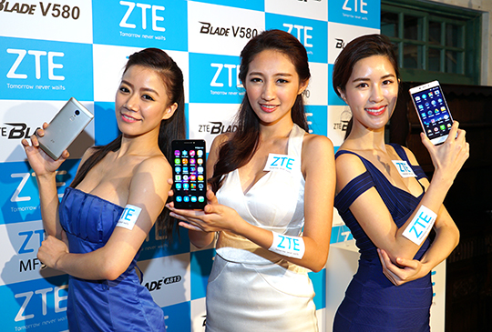 攜手台灣大與亞太，ZTE 推出 BLADE V580 / BLADE A813 雙機