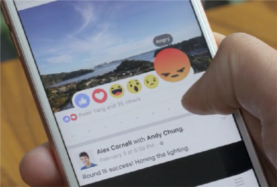 臉書不再只有按「讚」，再增加 5 種不同的情緒、表情符號