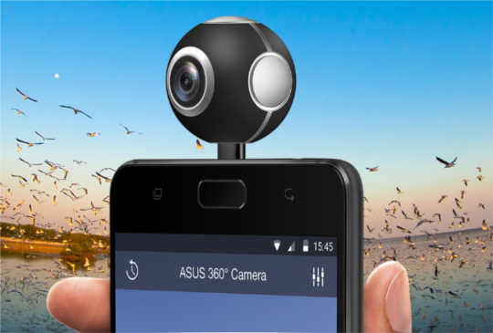 華碩推出 360 度全景攝影機，提供更佳的行動攝影體驗