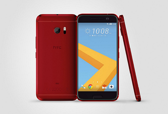 HTC 10 夕光紅正式發表，6/10 起於日本 au by KDDI 門市開賣
