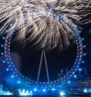 2015倫敦精彩跨年煙火秀 音樂交織璀燦閃亮夜空