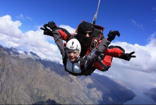 【雙人高空跳傘】紐西蘭皇后鎮刺激度爆表必玩體驗