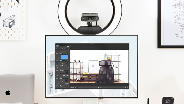 Facecam Pro附有堅固的支架，採用業界標準的¼英寸螺紋.jpg