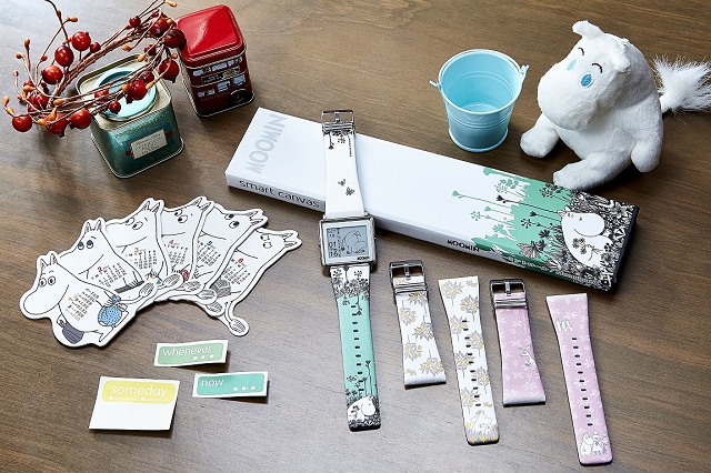 (003) 產品圖片七：全新Moomin Smart Canvas電子紙療癒手錶，讓來自芬蘭的療癒精