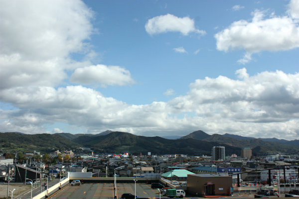 日本東北火車窗外風景