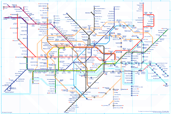 倫敦地鐵圖