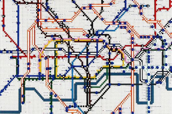 2020年樂高倫敦地鐵圖