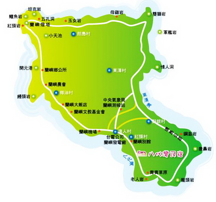 蘭嶼地圖