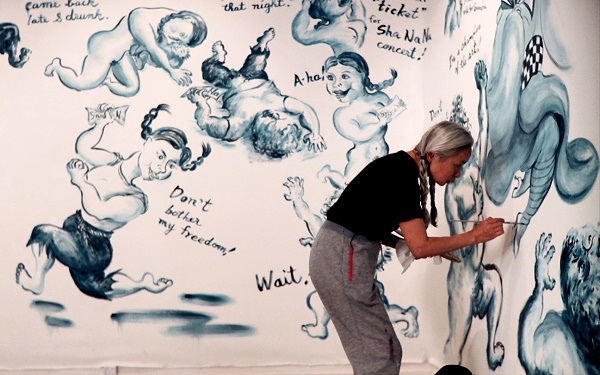 天馬行空提供：同為藝術家的篠原乃梨子終於在要６０歲之際有機會向世人展示她的作品