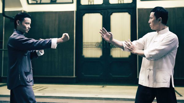 甄子丹與張晉在電影《葉問3》中有 精彩詠春對戰2.JPG