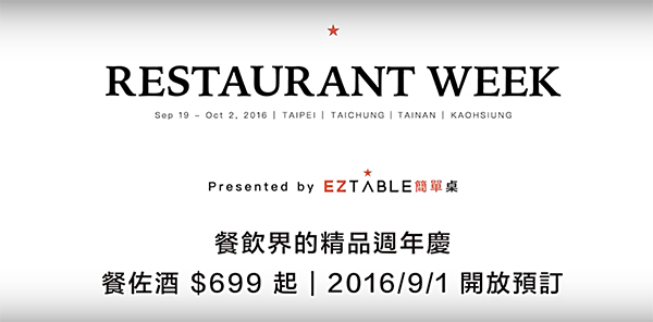 2016 Restaurant Week